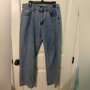 White Fox Boutique Blue Straight Leg Pants